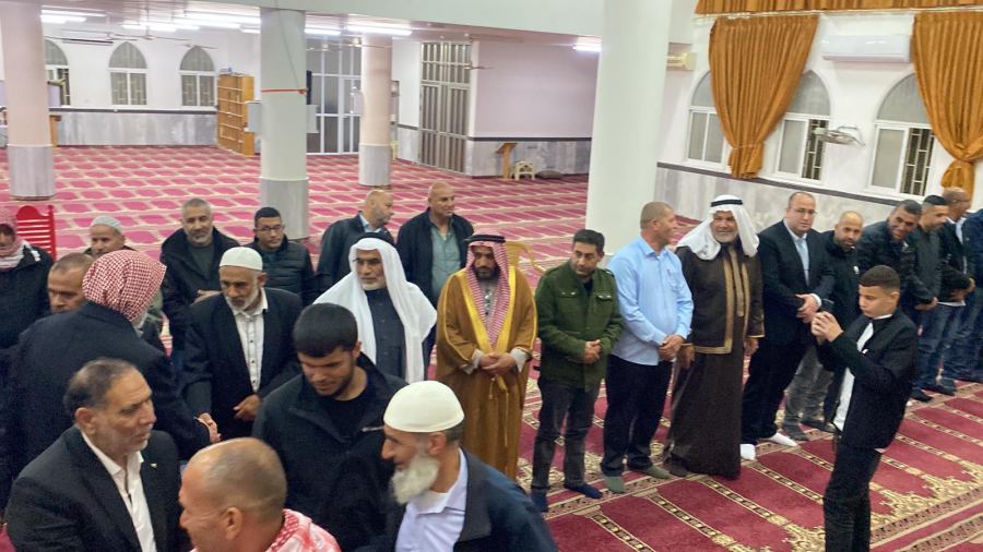 عرعرة النقب تستضيف لقاء المعايدة في مسجد حمزة